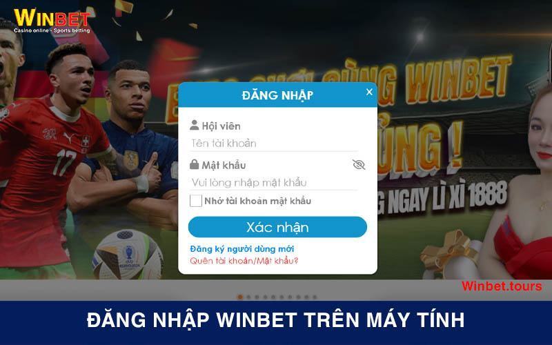 Đăng nhập winbet trên trang chủ web